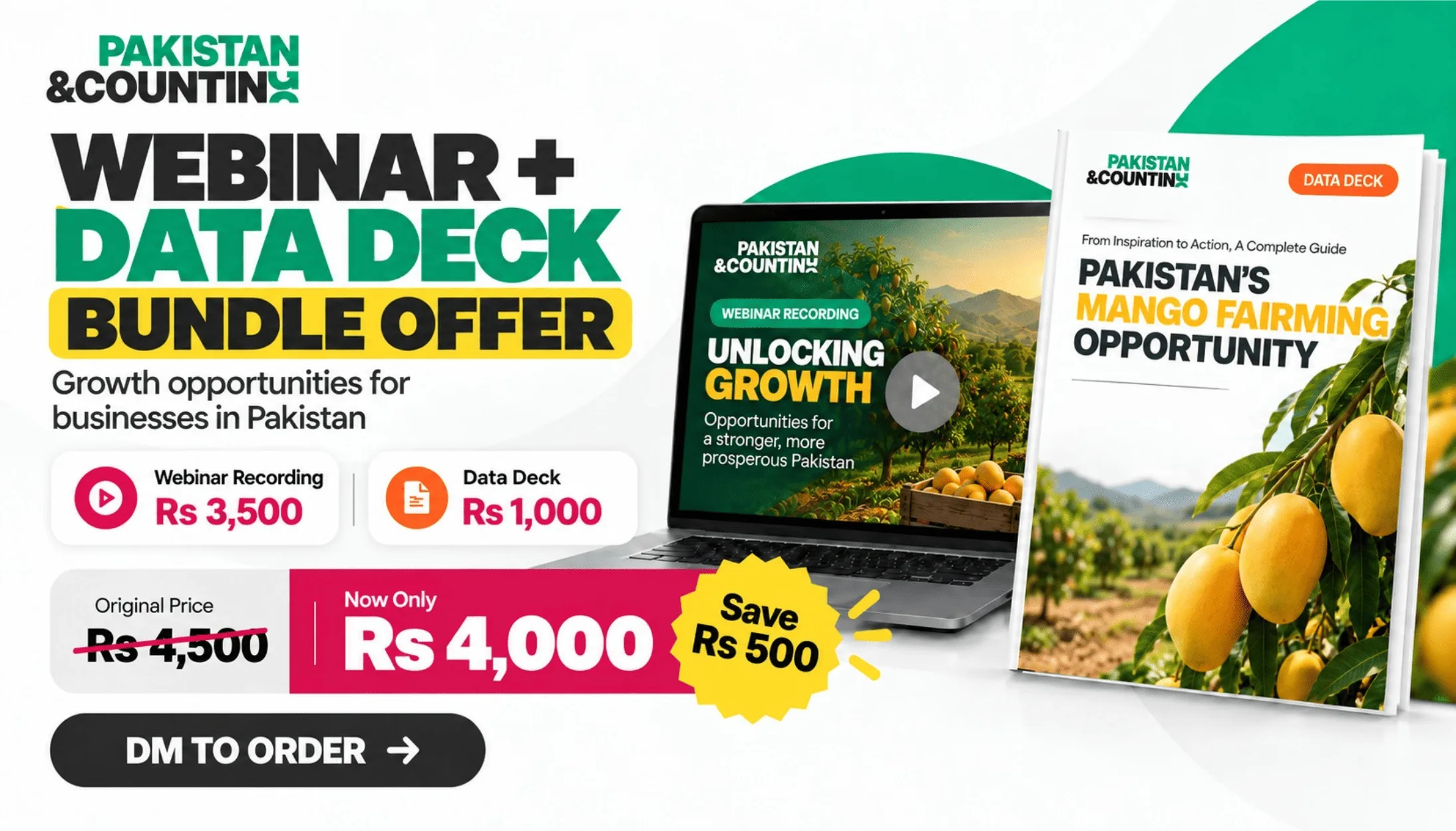 Mango Pulping in Pakistan: Webinar + Data Deck Bundle
