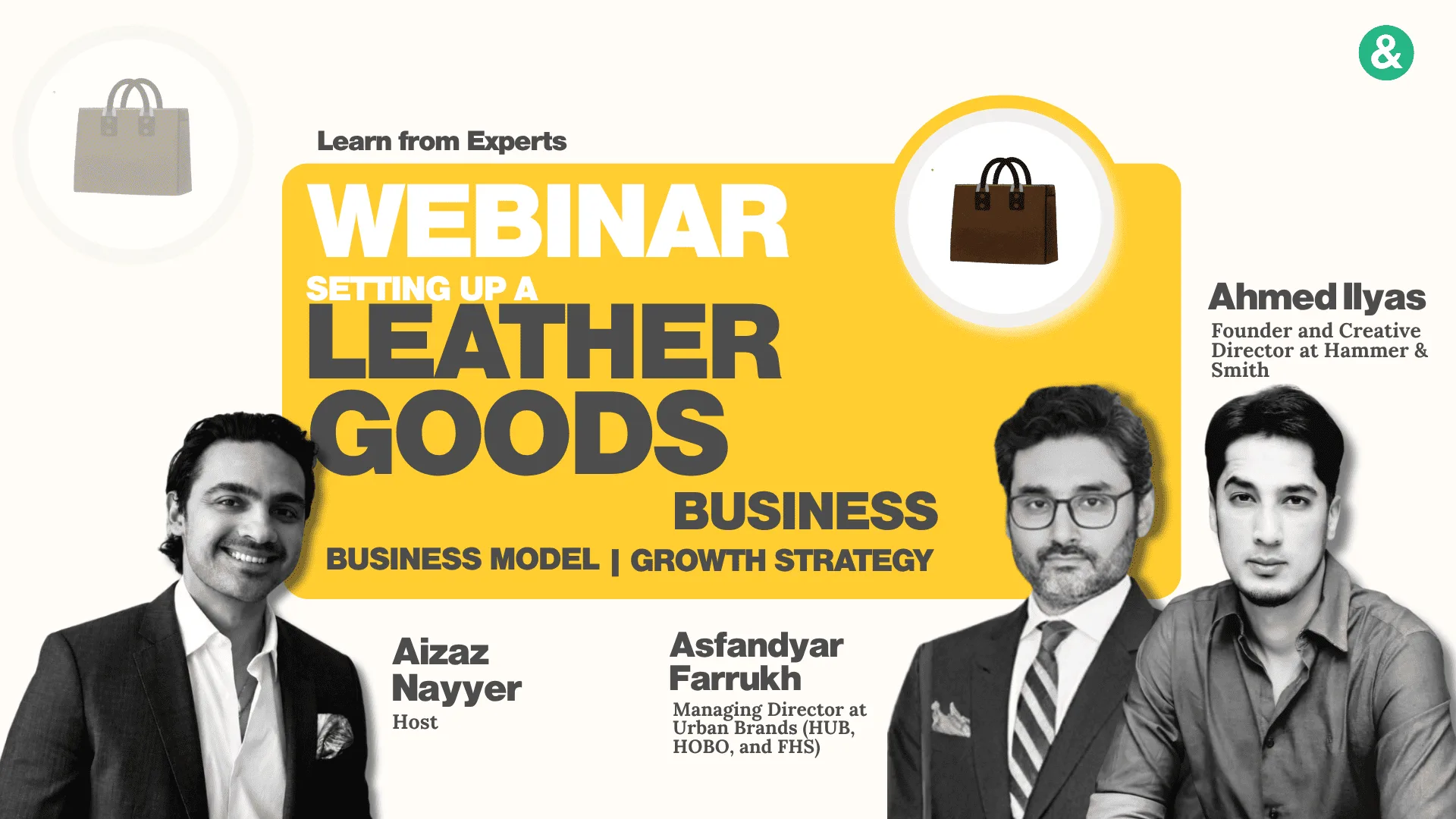 Setting Up A Leather Goods Business — Pakistan & Counting webinar
