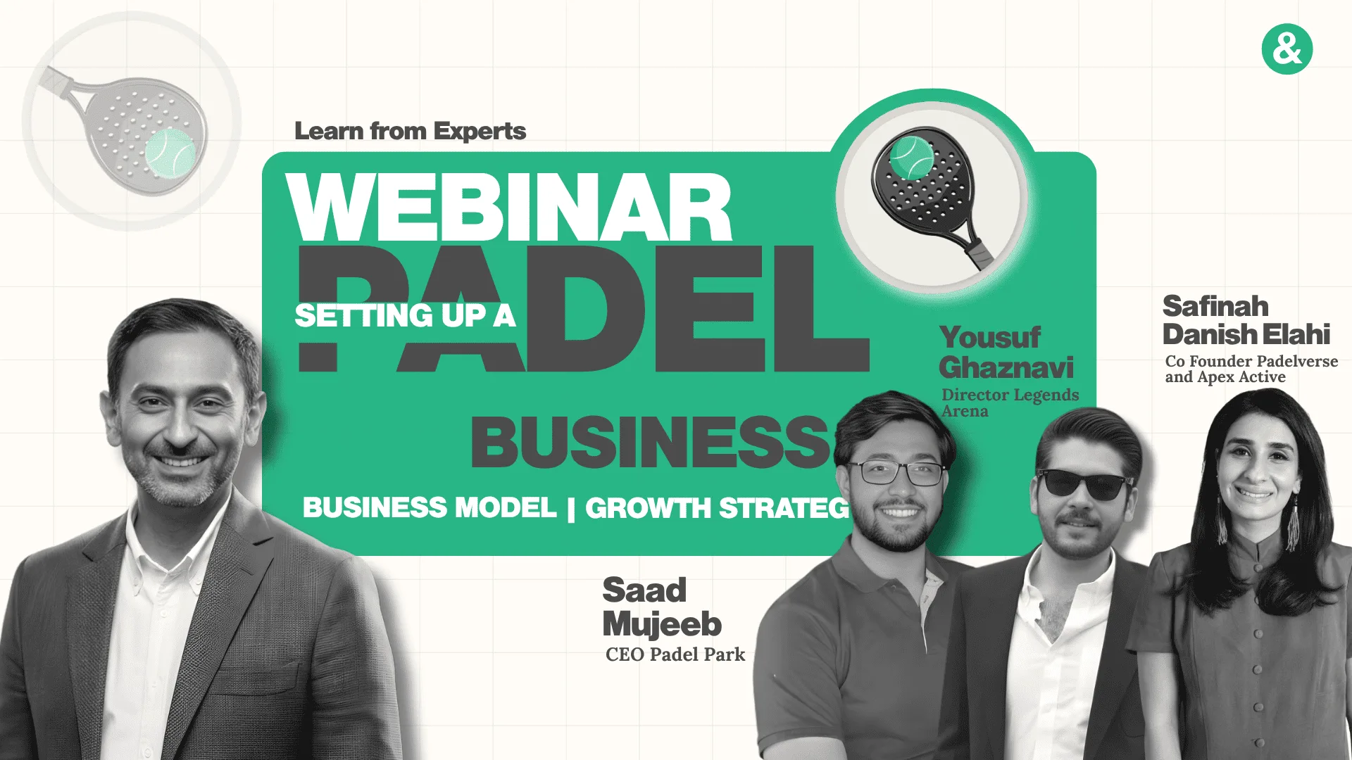Setting Up A Padel Business — Pakistan & Counting webinar