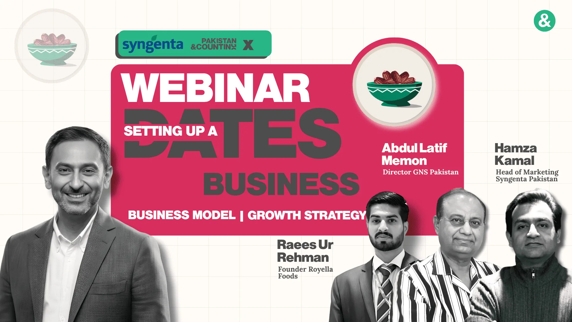 Setting Up A Dates Business — Pakistan & Counting webinar