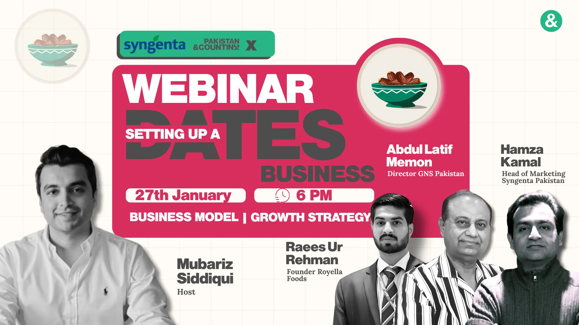 Setting Up A Dates Business — Pakistan & Counting webinar