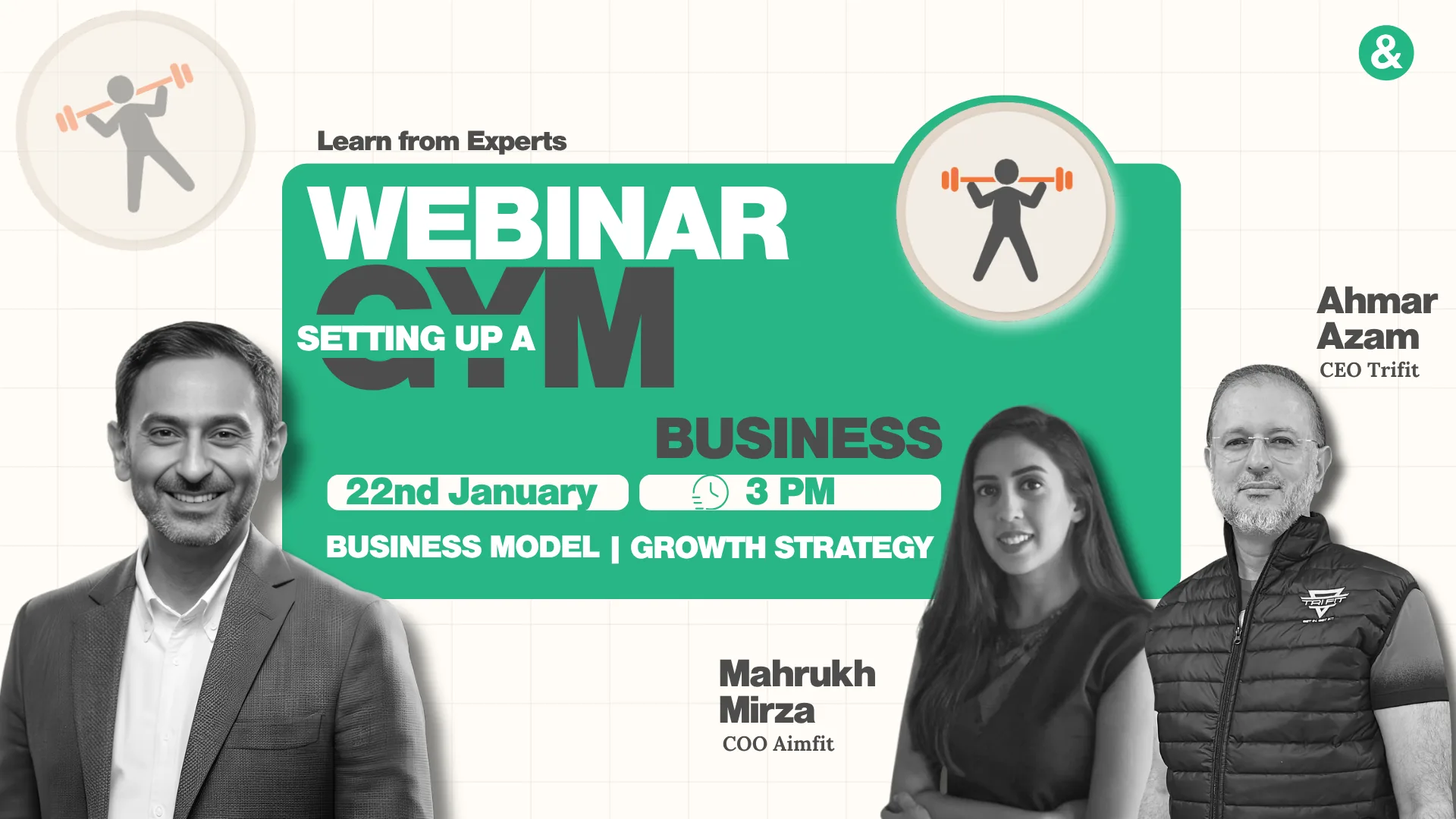 Setting Up A Gym Business — Pakistan & Counting webinar