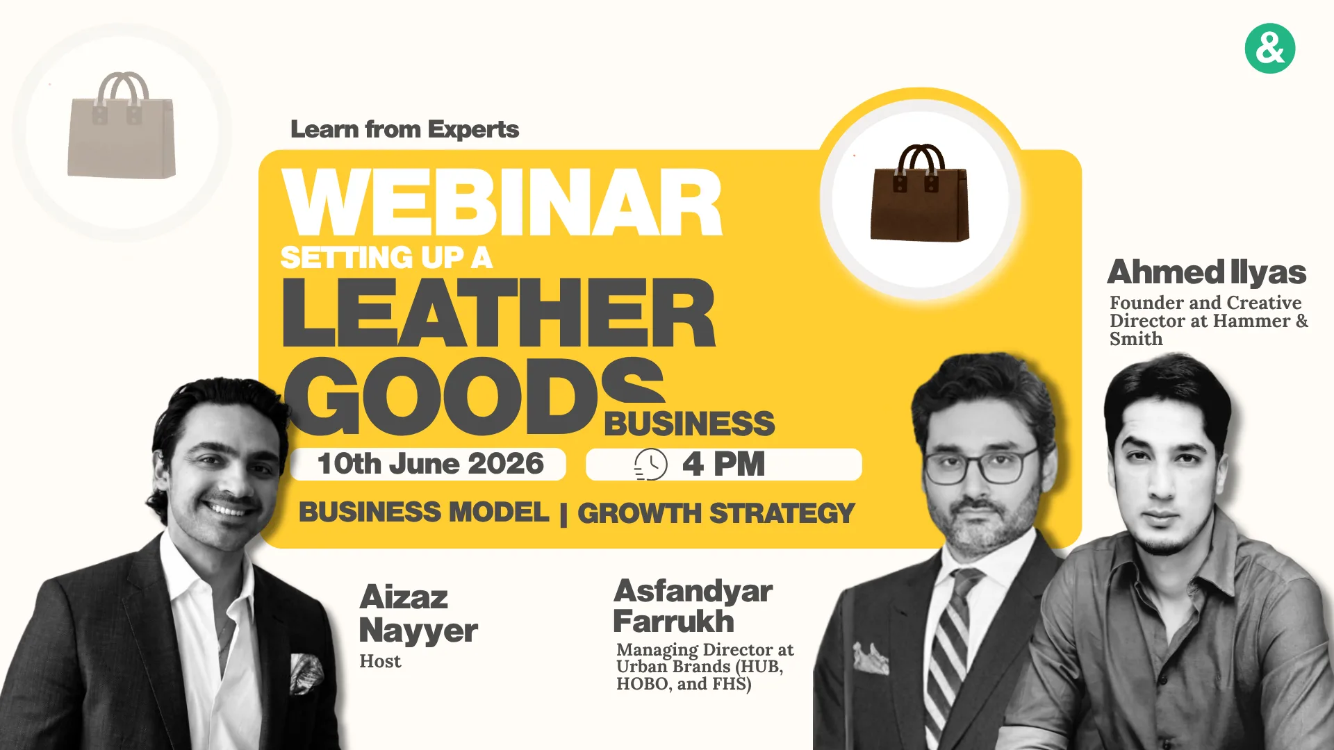 Setting Up A Leather Goods Business — Pakistan & Counting webinar