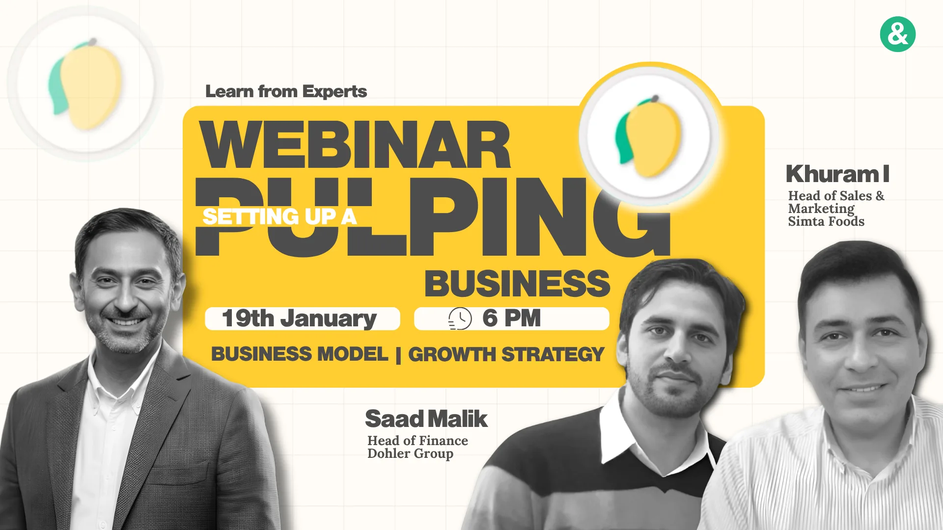Setting Up A Mango Pulping Business — Pakistan & Counting webinar