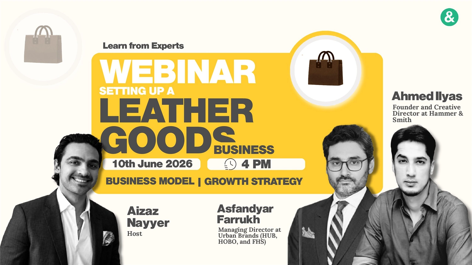 Webinar: Setting up a leather goods business